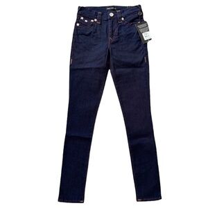 TRUE RELIGION Halle High Waist Super Skinny Big T Jeans - Size 24